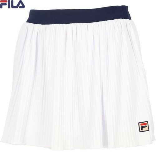 【送料無料】【FILA】フィラ VL2917-01 スコート[ホワイト][レディース/テニス/テニスウェア/プリーツ/スカート/ボトムズ/トレーニング/ラケットスポーツ]【RCP】