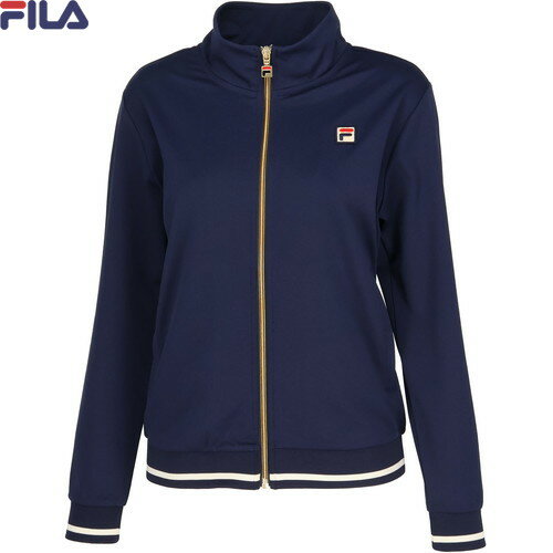 ■送料無料■【FILA】フィラ EL0224-20Z トラックジャケット[ネイビー][レディース/テニス/ジャケット/アウター/上着/移動着/ウォームアップウェア]【RCP】