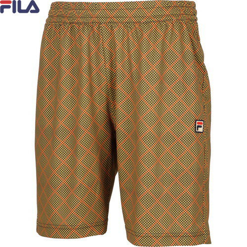 ■送料無料■【FILA】フィラ EM0261-05A ハーフパンツ[マスタード][メンズ/テニス/ハーフパンツ/テニスパ..