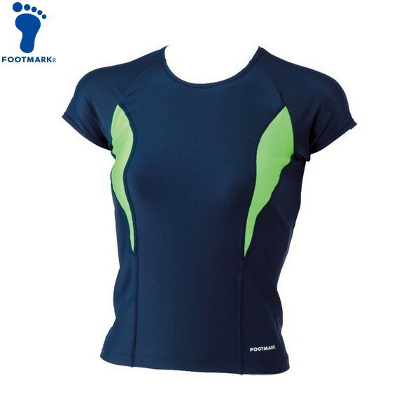 ■送料無料■【FOOTMARK】フットマーク 101563B1-07 すまいるスイムラインセパレーツ上 3L・4L[グリーン]..