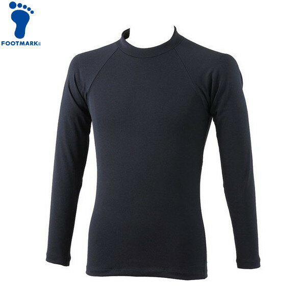 ■送料無料■【FOOTMARK】フットマーク 101632-09 泳ぎやすいシャインガード男子[ブラック]メンズ/ラッシュガード/日よけ/マリンスポーツ/プール/海/長袖/男性用/プルオーバー【RCP】