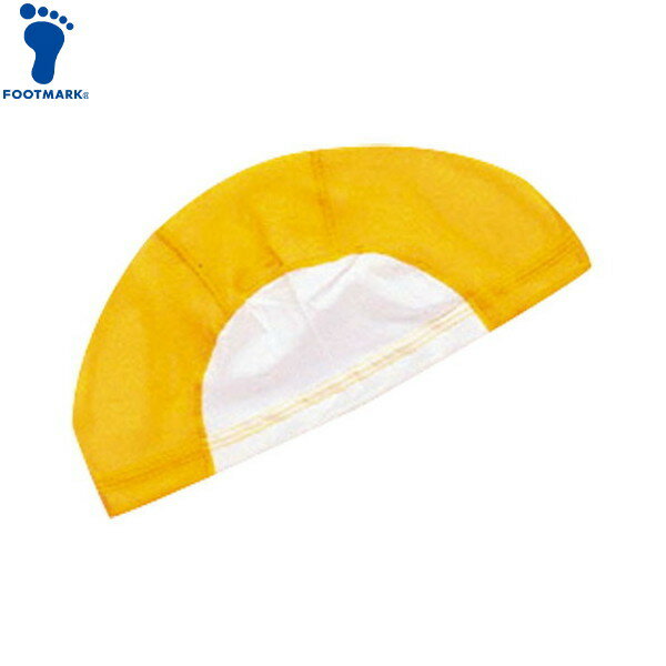 【FOOTMARK】フットマーク 102140-02 ニードルネーム[イエロー]男女兼用/ユニセックス/水泳/スイミング/スイム/プール/帽子/ぼうし/水泳帽/スイミングキャップ/スイムウェア/学校/ジム【RCP】
