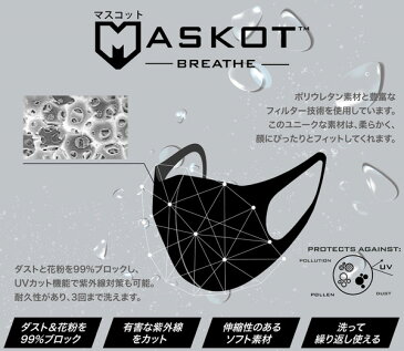 ▽予約販売▽【立体ソフトマスク/2枚入り 洗えるマスク】【マスコットブレス ライフスタイル マスク】立体マスク レギュラーサイズ 大人用【国内発送】(ウレタンマスク 使い捨てマスク)通勤・通学・清掃・園芸・一般家庭利用・介護などに【RCP】