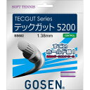 ▼GOSEN▼ゴーセン SS602NA TECGUT 5200[ナチュラル][ソフトテニス/軟式テニス/ガット/ストリングス/軟式テニス用/ゲージ:1.38mm/オールラウンドプレイヤーモデル/部活/クラブ]【RCP】