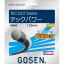 ▼GOSEN▼ゴーセン SS605NA テックガットテックパワー(ナチュラル)[軟式テニス/ガット/張り替え/練習/プラクティス/部活動/クラブ]【RCP】