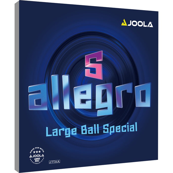 ★在庫あり即納★■卓球ラバーメール便送料無料■【JOOLA】ヨーラ TJRUB034 アレグロS / ALLEGRO S アレグロに待望の新シリーズラバーが登場！【卓球用品】ラージボール用ラバー/表ソフトラバー/卓球/ラバ-【RCP】