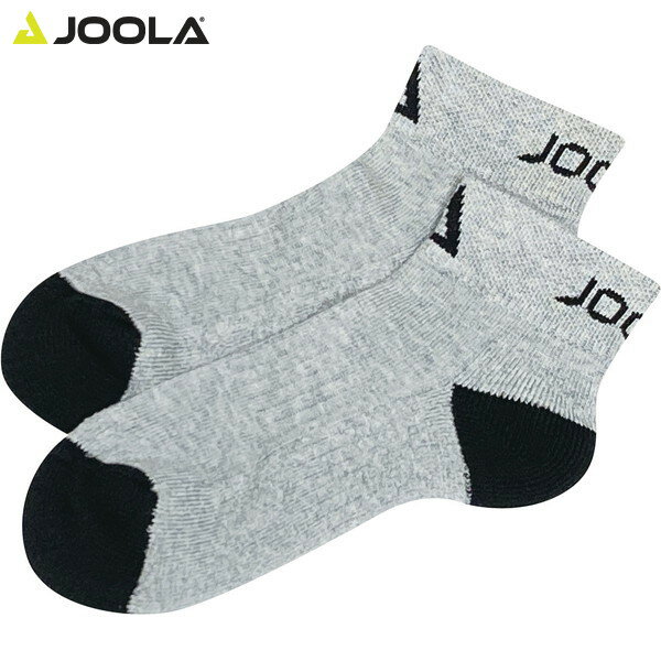 【JOOLA】ヨーラ 96498T-995 卓球 ソックス SCK-100J [グレー×ブラック] 【卓球用品】卓球ソックス/卓球用靴下【RCP】