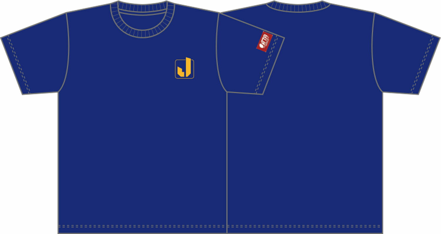 ※受注生産[納期目安:約1ヶ月]※キャンセル不可【JUIC】ジュウィック 5670-JB J(ジェイ) [ジャパンブルー] (卓球Tシャツ/ゲームシャツ)(※他のカラーは別ページで販売中)【卓球用品】ウェア/卓球ユニフォーム/卓球/ユニホーム【RCP】