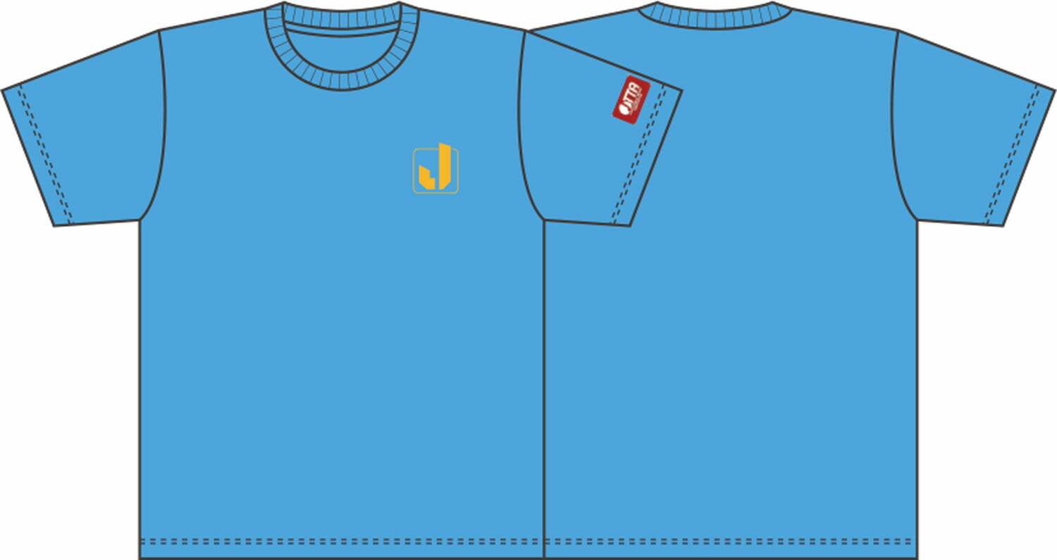 ※受注生産[納期目安:約1ヶ月]※キャンセル不可【JUIC】ジュウィック 5670-TU J(ジェイ) [ターコイズ] (卓球Tシャツ/ゲームシャツ)(※他のカラーは別ページで販売中)【卓球用品】ウェア/卓球ユニフォーム/卓球/ユニホーム【RCP】