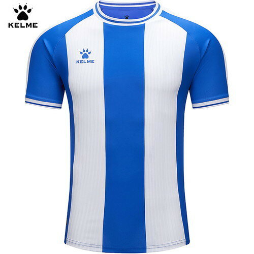 【KELME】ケレメ 7451ZB3795-409 JR.バーティカルプラクティスシャツ[ロイヤルブルーホワイト][サッカ..