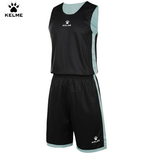 ■送料無料■【KELME】ケレメ 8152LB1004-072 パネルプラクティススーツ シャツ&パンツセット[ブラック×ライトグリーン][ユニセックス/バスケ/バスケットボールシャツ/ウェア/ウエア/パンツ/上下セット/部活/クラブ/チーム]【RCP】