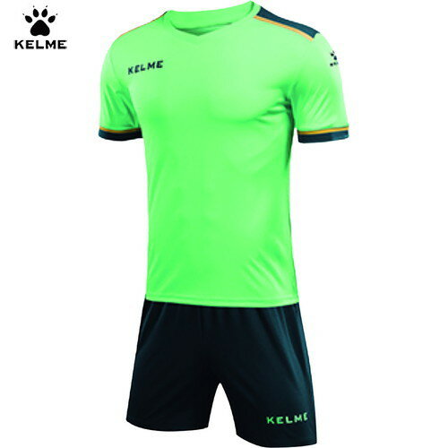 【KELME】ケレメ 8351ZB3158-328 JRラインフットボールシャツ&パンツセット[ミントグリーン×ネイビー][ジュニア/子供/サッカー/フットサル/シャツ/ウェア/ウエア/パンツ/上下セット/部活/クラブ/チーム]【RCP】