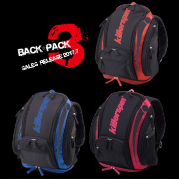★即納/あす楽★■送料無料■【Killerspin】キラースピン KR925 バックパック3 Backpack3【卓球用品】ケース/バッグ/リュックサック【RCP】