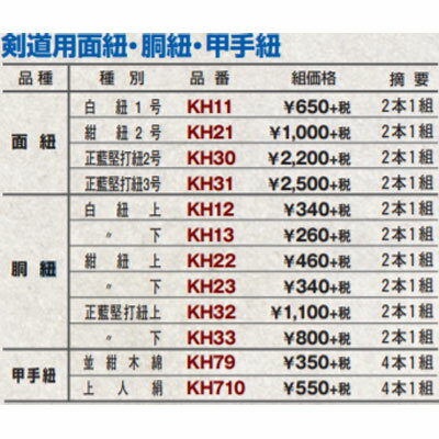 【クザクラ】九櫻(九桜) KH710 甲手紐 上 黒人絹 4本1組【RCP】