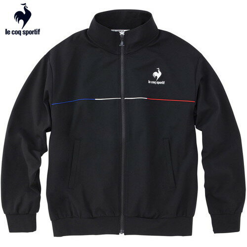 ■送料無料■【le coq sportif】ルコック QMWTJF01-BLK ヘランカウォームアップジャケット[ブラック][ジャケット/長袖/移動着/カジュアルウエア/部活動/クラブ活動/レディース/トップス/長そで/ロングスリーブ/フルジップ]【RCP】