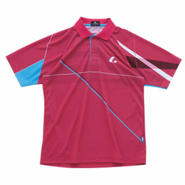 ■送料無料■※受注生産[納期目安:約3～4週間]※キャンセル不可【卓球/LUCENT】ルーセント XLP8071P Unisex ゲームシャツ [レッド]【卓球用品】ゲームシャツ/卓球ユニフォーム/卓球/ユニホーム【RCP】