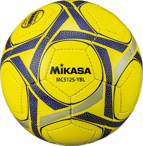 ■送料無料■【MIKASA】ミカサMC512SYBL 軽量球5号 Y/B シニア用 サッカー5号手縫い 軽量80g [イエロー/..