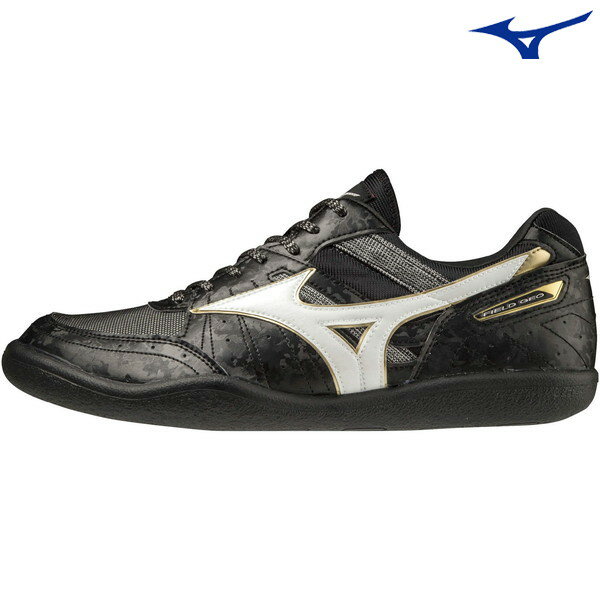 ★即納/あす楽★■送料無料■◆MIZUNO◆ミズノ U1GA2044-52 投てき専用モデル。カモフラ柄をまとって新登場。[52:ブラック×ホワイト×ゴールド]男女兼用/シューズ/靴/陸上/陸上シューズ/スパイク【RCP】