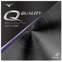 ★即納/あす楽★■卓球ラバーメール便送料無料■◆MIZUNO◆ミズノ Qquality (Qクオリティー)(品番:83JRT299) 「打球品質」にこだわるミズノの大本命。裏ソフトラバー