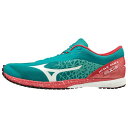 ■送料無料■◆MIZUNO◆ミズノ U1GD1950-62 WAVE DUEL GTZ[グリーン×ホワイト×レッド] 陸上スパイクのDNAを受け継ぐ、ウエーブプレートを新たに搭載。 駅伝/短距離走/長距離走/マラソン/メンズ/男性用/ユニセックス/男女兼用 【RCP】