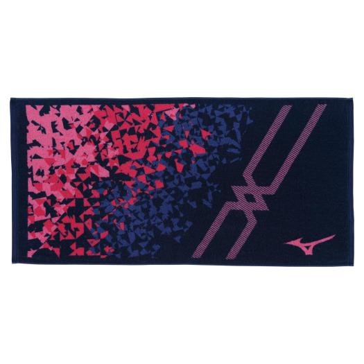 ◆MIZUNO◆ミズノ 32JY2100-84 今治製：バスタオル（箱入り）[ネイビー×ピンク][スポーツタオル/テニス/ソフトテニス/バドミントン/バトミントン/スポーツ/メンズ/レディース/部活/クラブ/チーム/ハコイリ]【RCP】