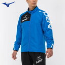 ■送料無料■◆MIZUNO◆ミズノ 32JE2740-26 【発熱素材】N-XTブレスサーモウォーマージャケット[ユニセックス] [ピースブルー×ブラック]男女兼用/テニス/ソフトテニス/バドミントン/長袖/アウター/上着/トレーニングウェア/メンズ【RCP】