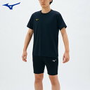 ◆MIZUNO◆ミズノ 32MA1190-90 ナビドライTシャツ(半袖/丸首)[メンズ] [ブラック×ゴールド]男女兼用/マルチスポーツTシャツ/トレーニングシャツ/卓球/Tシャツ/テニス/バドミントン/バレーボール【RCP】