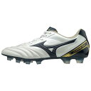 ◆MIZUNO◆ミズノP1GA1829-14 モナルシーダ 2 WIDE[ホワイト×ネイビー×ゴールド]天然皮革採用のワイドモデル。ZEROGLIDEカップインソール搭載。【フットボール】/靴/シューズ/サッカー【RCP】