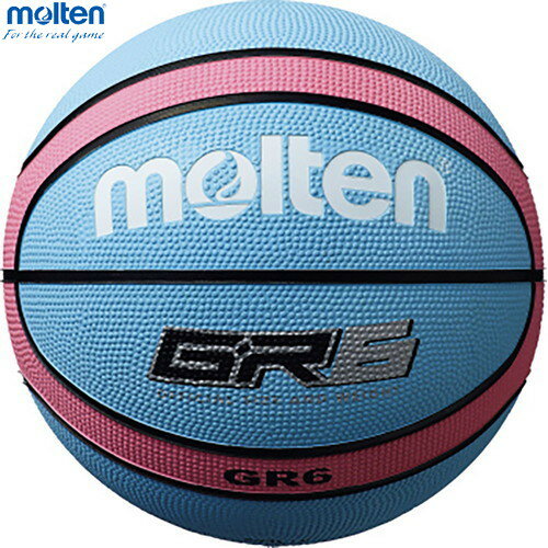 【molten】モルテン BGR6CP バスケットボール(6号球)[バスケットボール/ボール/部活/クラブ/体育/シアン×ピンク/6号]【RCP】