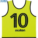 ■送料無料■【molten】モルテン GS0112KL ゲームベストGVジュニア10枚セット 蛍光イエロー (2番〜11番)[スポーツ/サッカー/体育/ビブス/...