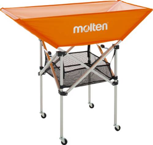 ■送料無料▼molten▼モルテン BK0033-O 折りたたみ式平型ボールカゴ 背高 [バレーボール/ボール入れ/スト..