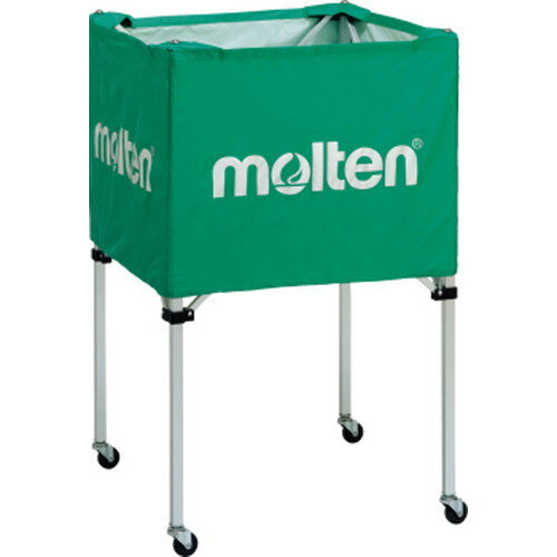■送料無料■【molten】モルテン BK0023G ボールカゴ 中・背高 緑[学校/体育/器具/備品/ボール収納/ボールかご/屋内用/バレー/サッカー/バスケ/部活/クラブ]【RCP】