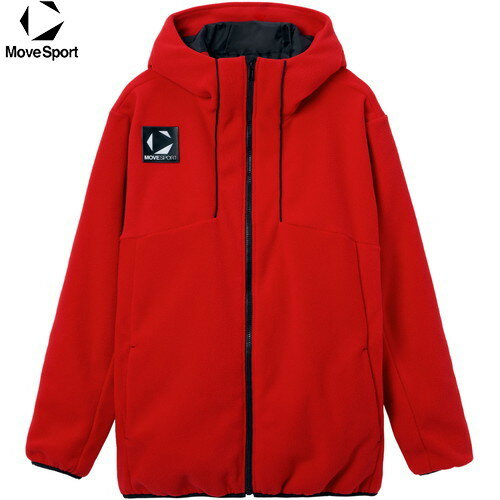 ■送料無料■【MoveSport】ムーブスポーツ ST5FSWT0M-RD00 フリースジャケット[レッド][ウォームアップウ..