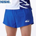 ■送料無料■【NISHI】ニシ・スポーツ 2811A405 ライトレーシングパンツ【ブルー】[ショートパンツ/短パン/陸上競技/トラック競技/部活/練習/トレー...