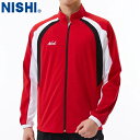 ■送料無料■【NISHI】ニシ・スポーツ 2811A423 スーパーライトトレーニングジャケット【レッドXホワイト】[トレーニングジャケット/陸上競技/トラック...