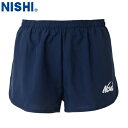 ■送料無料■【NISHI】ニシ・スポーツ 2812A052 ライトレーシングパンツ【ネイビー】[ショートパンツ/短パン/陸上競技/トラック競技/部活/練習/トレ...