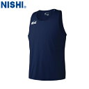 【NISHI】ニシ・スポーツ N65-014 ランニングトップ【ネイビー】[タンクトップ/袖なし/ノースリーブ/シングレット/陸上競技/トラック競技/練習/トレ...