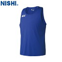 【NISHI】ニシ・スポーツ N65-014 ランニングトップ【マリンブルー】[タンクトップ/袖なし/ノースリーブ/シングレット/陸上競技/トラック競技/練習/...