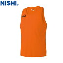【NISHI】ニシ・スポーツ N65-014 ランニングトップ【オレンジ】[タンクトップ/袖なし/ノースリーブ/シングレット/陸上競技/トラック競技/練習/トレ...