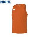 【NISHI】ニシ・スポーツ N65L014 ランニングトップ【オレンジ】[タンクトップ/袖なし/ノースリーブ/シングレット/陸上競技/トラック競技/練習/トレ...