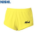 【NISHI】ニシ・スポーツ N66-014N ランニングパンツ【イエロー】[ショートパンツ/短パン/陸上競技/トラック競技/部活/練習/トレーニング/ドライタ...