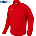 ■送料無料■【NISHI】ニシ・スポーツ N70-23J ライトトレーニングジャケット【レッド】[トレーニングジャケット/陸上競技/トラック競技/部活/練習/ト...