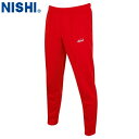 ■送料無料■【NISHI】ニシ・スポーツ N70-23P ライトトレーニングパンツ【レッド】[トレーニングパンツ/長ズボン/ずぼん/陸上競技/トラック競技/部活...