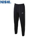 ■送料無料■【NISHI】ニシ・スポーツ N70-25P ライトトレーニングパンツ【ブラックXホワイト】[トレーニングパンツ/長ズボン/ずぼん/陸上競技/トラッ...
