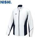■送料無料■【NISHI】ニシ・スポーツ N70-26J ライトトレーニングジャケット【ホワイトXネイビー】[トレーニングジャケット/陸上競技/トラック競技/部...