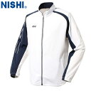 ■送料無料■【NISHI】ニシ・スポーツ N71-001J スーパーライトトレーニングジャケット【ホワイトXネイビー】[トレーニングジャケット/陸上競技/トラッ...