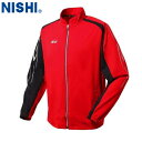 ■送料無料■【NISHI】ニシ・スポーツ N71-001J スーパーライトトレーニングジャケット【レッドXブラック】[トレーニングジャケット/陸上競技/トラック...