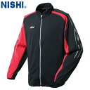 ■送料無料■【NISHI】ニシ・スポーツ N71-001J スーパーライトトレーニングジャケット【ブラックXレッド】[トレーニングジャケット/陸上競技/トラック...