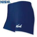 ■送料無料■【NISHI】ニシ・スポーツ N76-37 ショートタイツ【ネイビー】[タイツ/スパッツ/陸上競技/トラック競技/部活/練習/トレーニング/裾めくれ...