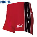 ■送料無料■【NISHI】ニシ・スポーツ N76-38 ショートタイツ【レッドXブラック】[タイツ/スパッツ/陸上競技/トラック競技/部活/練習/トレーニング/...